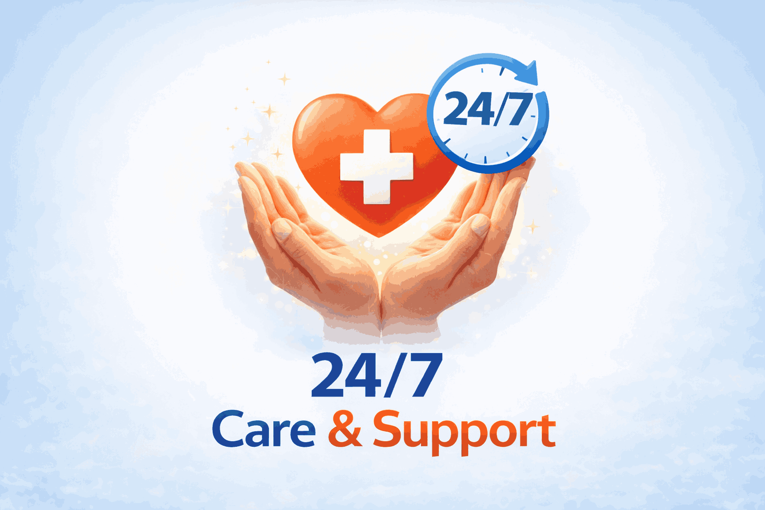 24/7 Care & Support